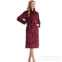 Pareja de pijamas gruesos de gran tamaño para otoño e invierno, albornoz de terciopelo Coral para hombre, Sra. Ropa de hogar cómoda y transpirable acolchada - details 5