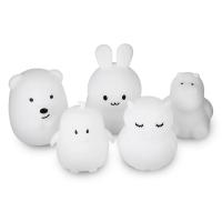 Lámpara LED Mini de Dibujos Animados Luz Nocturna RGB Portátil Silicona - details 20