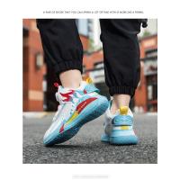 Nuevos zapatos ligeros de baloncesto para niños, zapatos deportivos con hebilla giratoria para niños, zapatillas deportivas transpirables para correr, zapatos de tenis para niños al aire libre - details 17