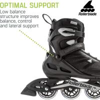 Zetrablade - Patines en línea para Hombre, Color Negro y Plateado - details 4