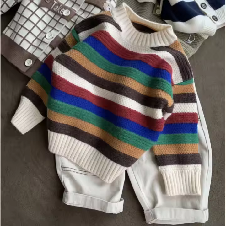 Ropa deportiva de moda infantil Otoño/Invierno 2025 Edición extranjera de estilo coreano - 1