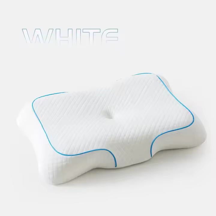 Almohada de Memoria de Espuma para el Cuello HEEUAI HT Fibra de Bambú 100% Lavable - 1