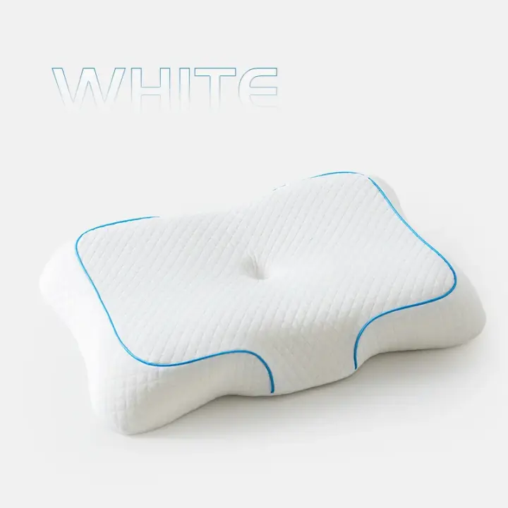 Almohada de Memoria de Espuma para el Cuello HEEUAI HT Fibra de Bambú 100% Lavable - 1