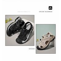Sandalias de cuero de vaca de primera capa Tamaño grande Ideal para montañismo y ocio de verano - details 2
