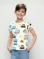 Camiseta de algodón con cuello redondo para niños, camiseta de manga corta para niños de 2 a 7 años, camisetas de verano para niños - details 8