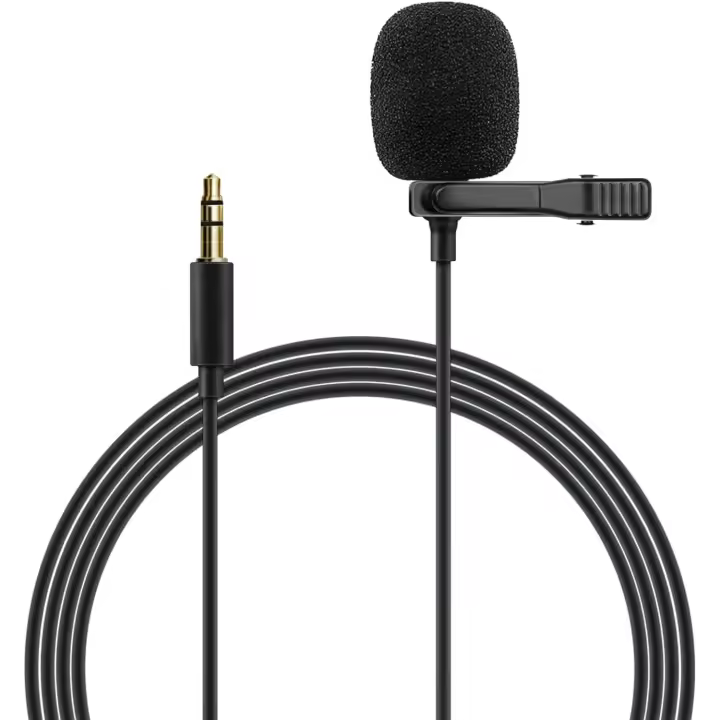 Micrófono Lavalier de 3,5mm para teléfono, micrófono para ordenador portátil, Clip Simple - 1