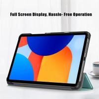 Funda de cuero con triple soporte magnético para Redmi Pad SE 8.7, funda rígida inteligente para tableta, 8.7 pulgadas, 2024 - details 3