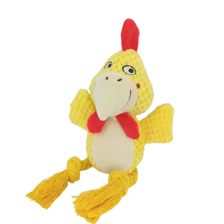 Juguete de enriquecimiento para perros, cuerda de Animal bonito, juguete para perros, cachorro de peluche, juguete para masticar, juguete con chirrido para mascotas, juegos interactivos de dibujos animados para perros, cosas para perros - 1