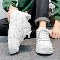 Zapatillas Deportivas Blancas Versátiles Suela Gruesa Plataforma Zapatillas Ligeras y Transpirables - details 8