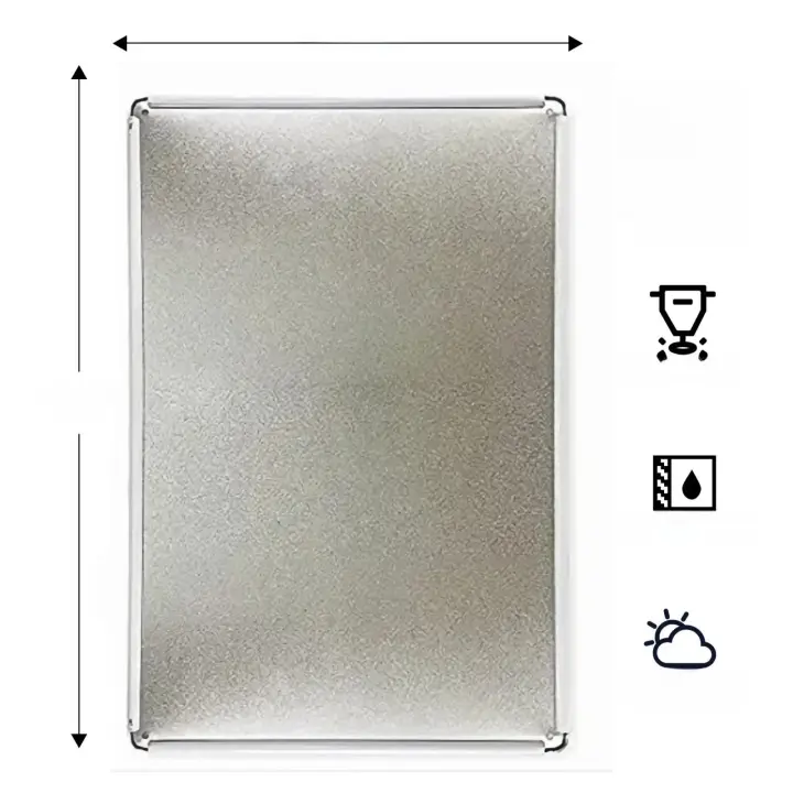 1pc Vintage Placa De Aleación De Aluminio Con Gallos Y Huevos Decoración Retro Para Puerta De Granja Estilo Americano 8x12 Pulgadas - 1