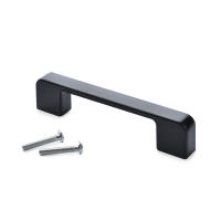 KAK-Negros tiradores mueble cocina con tornillos, tiradores para muebles de aleación de aluminio para armario de cocina y almacenamiento, Distancia entre agujeros 96mm/128mm - details 1