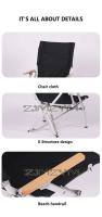 Sillón plegable de aleación de aluminio para exteriores, respaldo alto, ordenador portátil, pesca, ocio, camping - details 9