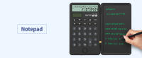 Calculadora Portátil NeWYeS con Notas Pantalla Grande de 12 Dígitos, Carga Solar, Para Oficina, Escuela, Estudiantes Material PVC/Plástico, Certificado CE - details 2