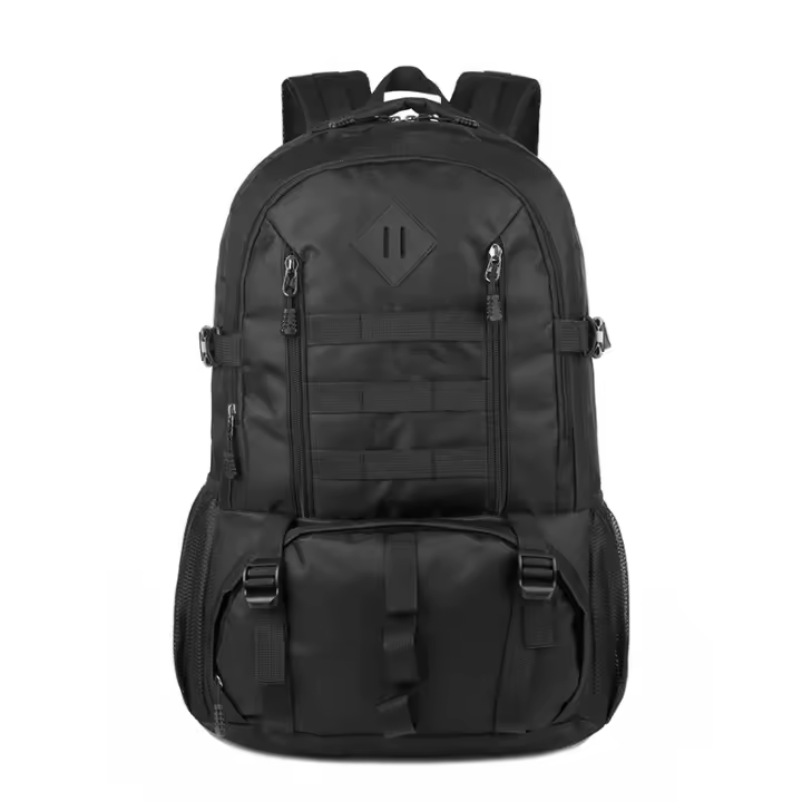 Mochila de camuflaje de gran capacidad para hombres y mujeres, bolsa de senderismo al aire libre, mochila de viaje, 50L, nuevo - 1