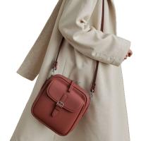Bolso bandolera de cuero para mujer, gran capacidad con correa extraíble ajustable, bolso de hombro de PU, bolso antirrobo para teléfono de Color sólido - details 4
