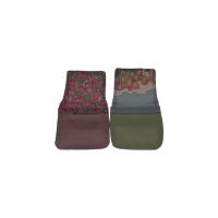 Mini neceser de gran capacidad para mujer, bolsa de almacenaje de pañuelos sanitarios con diseño de oso y conejo, tela de algodón, artículo pequeño, monedero de flores - details 3