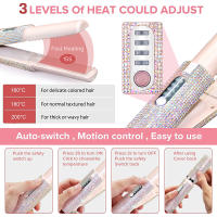 Venta Caliente Mini Alisador de Pelo Inalámbrico Carga Portátil USB Peluquería Rollo Alisador de Doble Propósito Taladro Alisador - details 3