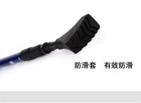 Bastones ultraligeros de aluminio ajustables de 3 secciones, bastón de senderismo plegable con agarre de corcho y accesorios que se compran por separado - details 5