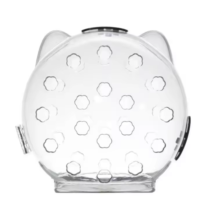 Bozal de burbuja antimordida para gato, protector transpirable, botas con bozal para gato, cubierta duradera para la boca, capucha espacial para mascotas, toma de inyecciones - 1