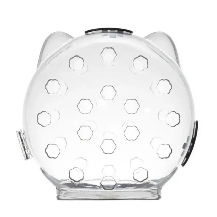 Bozal de burbuja antimordida para gato, protector transpirable, botas con bozal para gato, cubierta duradera para la boca, capucha espacial para mascotas, toma de inyecciones - 1
