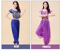 Conjunto de vientre para adultos de princesa, puesta en escena en Arabia Oriental, Bollywood Tre Rave, trajes de baile - details 9