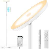 Lámpara de Pie Regulable Gris 42W, Lámpara de Pie LED Salon 3700LM Súper Brillantecon Lámpara de Lectura, control remoto y control táctil Lámpara Alta para Salon de Estar Dormitorio Oficina - details 14