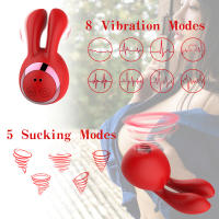 Vibrador de Conejo Estimulador de Punto G 8 Vibraciones, 5 Modos de Succión, Juguete Sexual para Parejas Adultas OOEEY Brand - details 5