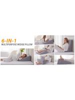 Almohada de Espuma de Memoria Ultra Soporte de Dormir Mejorado para Recuperación de Cirugía, Elevación de Piernas, Alivio de Reflejos Ácidos Ropa de Cama y Baño - details 2