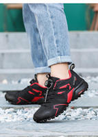 Zapatos de senderismo de malla transpirable para hombre, zapatillas deportivas ligeras para correr al aire libre, zapatos de bloqueo de ciclo, Camping, Trekking - details 12