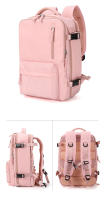 Mochila de viaje para mujer y niña, morral escolar de negocios de 15,6 pulgadas para ordenador portátil con bolsa de zapatos ind - details 18