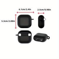 Funda de Silicona Suave para AirPods 4 A Prueba de Golpes, Anti-caída con Cordón - details 11