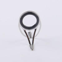 Kit de reparación de línea de anillo guía de dos pies, accesorios de pesca con bucle de alambre, guías de caña de pescar de acero inoxidable, puntas, anillos circulares - details 1