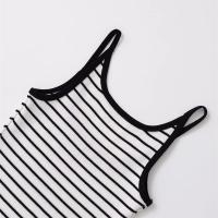 PB&ZA2025top de tirantes acanalado ajustado versátil sin mangas con cuello redondo casual simple top de tirantes nuevo verano ropa de mujer - details 7