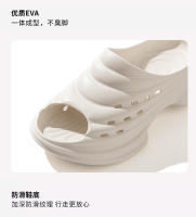 Zapatillas Deportivas para Par Suela Gruesa Antideslizante Desgaste Exterior Tendencia de Verano Súper Suave Pisando Mierda Agujero de Zapatos - details 8