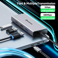 Estación de acoplamiento USB C con monitor doble, con doble para MacBook Pro en 1 adaptador 9 4K a 60Hz, 3 USB, Gigabit - details 1