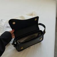 Bolso cruzado de cuero Vintage para mujer, bandolera con solapa pequeña para hombro, axila, 20223 - details 8