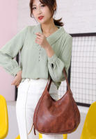 Bolso de mano para mujer de piel sintética suave de alta capacidad, diseño vintage, bolso de hombro con asa superior para mujer - details 5