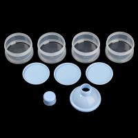 Dispensador de fórmula de 4 capas, contenedor de leche en polvo, botella de leche portátil para bebé, caja de almacenamiento de alimentos para alimentación infantil, viaje para niños - details 1