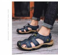 Sandalias De Verano Para Hombre, Zapatos Informales De Cuero Para Hombre, Sandalias Transpirables Para Exteriores Para Hombre, Zapatos De Playa, Zapatillas, Zapatos Romanos De Moda - details 15