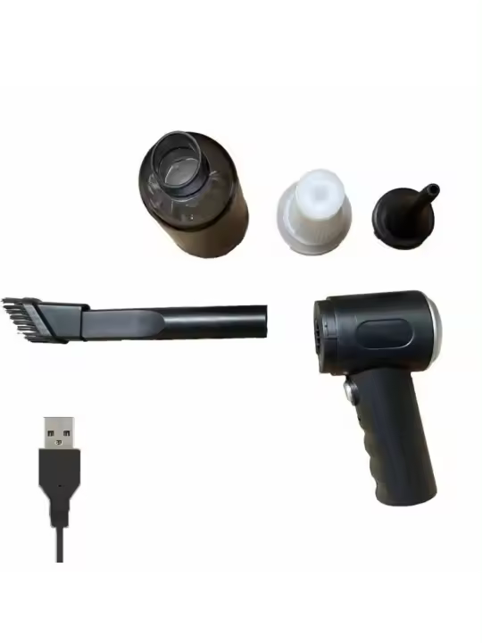 Aspirador de coche inalámbrico de 9000Pa, carga USB, aparato de limpieza portátil de 1200mAh, Mini aspirador en seco y húmedo para el hogar - 1