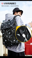 Mochila de viaje impermeable de gran capacidad 15.6 pulgadas para laptops Bolsa de escuela para adolescentes y hombres Estilo cool - details 9