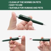 Herramienta de eliminación de garrapatas para gatos, perros y personas, Control de pulgas para mascotas, resistente al agua, portátil, a prueba de óxido - details 1