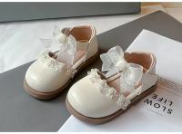 Primavera 2025 nuevos zapatos de vestir antideslizantes de fondo suave elegantes de estilo coreano a la moda de cuero para niñas de princesa - details 4
