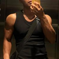 Chaleco para hombre de tela acanalada con cuello redondo, camisetas sin mangas ajustadas de color sólido, chaleco transpirable, ropa deportiva de calle para Fitness - details 7