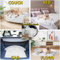 Colchón de Sofá para Mascotas Lavable Almohadilla de Cama Cálida para Perros Grandes Protector de Muebles para Automóviles y Pisos Material de Algodón - details 1