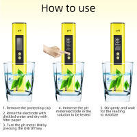 Medidor de PH Digital portátil de 10 piezas, Monitor LCD de pluma, probador de 0,01, calibración automática de agua de piscina de acuario con caja de venta al por menor - details 1
