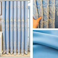 Cortinas Opacas con Ojales, Doble capa,Aislantes térmicas, Ventanas Modernas de salón para patio, cocina y dormitorio,1 Pieza - details 12