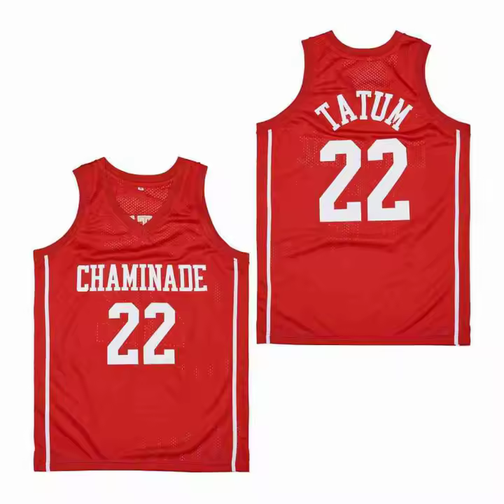 Camiseta de baloncesto de película para hombre, camiseta sin mangas transpirable de malla cosida, Chaminade 22 - 1