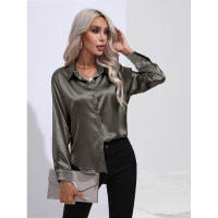 Camisa de satén para mujer, blusa de manga larga, nuevo estilo primavera/verano, ropa de mujer - details 31
