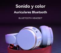 Auriculares inalambricos diadema Fitness exterior deporte Ordenador juegos audio cancelación ruido Bluetooth microfono - details 2